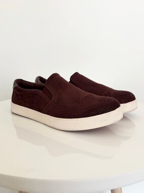 Dr. Scholl’s Burgundy Slip-On Shoes Size 7.5 | Comfort Cushion Casual